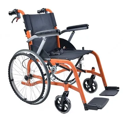 Hopfällbar handikappad/handikappad manuell rullstol----SYIV100-30A(E)
